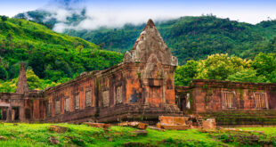 Die Tempelruinen von Wat Phou